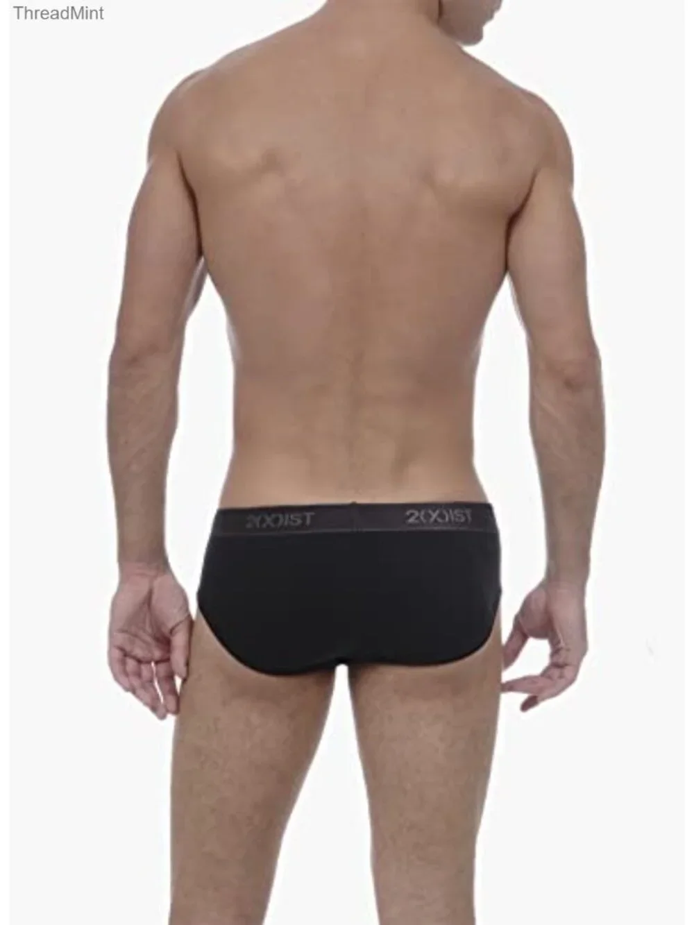2-Pack Essential No-Show Briefs Cotton Low Rise Contour Pouch Underwear